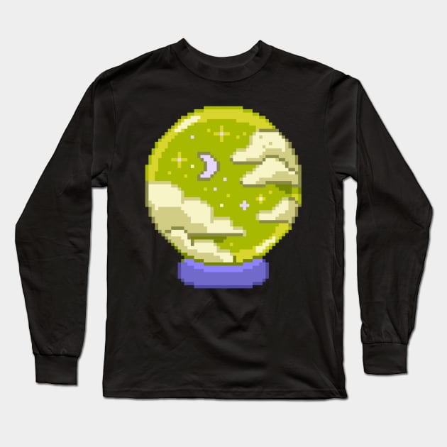 crystal ball Long Sleeve T-Shirt by WitchyAesthetics